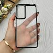 قاب گوشی Xiaomi 12 / Xiaomi 12X شیائومی متال کیس Metal طرح پشت طلق شفاف دور سیلیکونی مشکی کد 120870