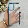 قاب گوشی Xiaomi 12 Pro 5G شیائومی متال کیس Metal طرح پشت طلق شفاف دور سیلیکونی سرمه ای کد 120872