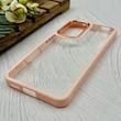 قاب گوشی Xiaomi 12T - Xiaomi 12T Pro - Redmi K50 Ultra شیائومی متال کیس Metal طرح پشت طلق شفاف دور سیلیکونی گلبهی کد 120877