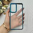 قاب گوشی Xiaomi 12T - Xiaomi 12T Pro - Redmi K50 Ultra شیائومی متال کیس Metal طرح پشت طلق شفاف دور سیلیکونی سرمه ای کد 120879