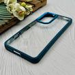 قاب گوشی Xiaomi 12T - Xiaomi 12T Pro - Redmi K50 Ultra شیائومی متال کیس Metal طرح پشت طلق شفاف دور سیلیکونی سرمه ای کد 120879