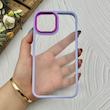 قاب گوشی iPhone 12 Pro Max آیفون متال کیس Metal طرح پشت طلق شفاف دور سیلیکونی یاسی کد 120931