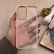 قاب گوشی Galaxy A32 5G سامسونگ متال کیس Metal طرح پشت طلق شفاف دور سیلیکونی گلبهی کد 121185