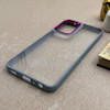 قاب گوشی Galaxy A72 سامسونگ متال کیس Metal طرح پشت طلق شفاف دور سیلیکونی یاسی کد 121197