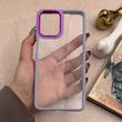 قاب گوشی Galaxy M53 5G سامسونگ متال کیس Metal طرح پشت طلق شفاف دور سیلیکونی یاسی کد 121207