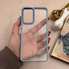 قاب گوشی Xiaomi 12T - Xiaomi 12T Pro - Redmi K50 Ultra شیائومی متال کیس Metal طرح پشت طلق شفاف دور سیلیکونی آبی کد 121210