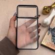 قاب گوشی Poco M5 - Redmi 11 Prime 4G شیائومی متال کیس Metal طرح پشت طلق شفاف دور سیلیکونی مشکی کد 121213