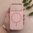 قاب گوشی iPhone 17 Pro آیفون  سیلیکونی اورجینال پاک کنی مگ سیف دار Magsafe درجه یک زیربسته کالباسی کد 121293