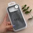 قاب گوشی iPhone 17 Pro Max آیفون سیلیکونی اورجینال پاک کنی مگ سیف دار Magsafe درجه یک زیربسته مشکی کد 121303