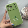 قاب گوشی iPhone 17 Pro Max آیفون سیلیکونی اورجینال پاک کنی درجه یک زیربسته محافظ لنزدار سبز کد 120636