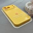 قاب گوشی iPhone 17 Pro Max آیفون سیلیکونی اورجینال پاک کنی درجه یک زیربسته محافظ لنزدار زرد کد 120643