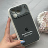 قاب گوشی iPhone 17 Pro Max آیفون سیلیکونی اورجینال پاک کنی درجه یک زیربسته محافظ لنزدار خاکستری کد 120657