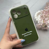 قاب گوشی iPhone 17 Pro Max آیفون سیلیکونی اورجینال پاک کنی درجه یک زیربسته محافظ لنزدار سبز کد 120660