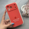 قاب گوشی iPhone 17 Pro Max آیفون سیلیکونی اورجینال پاک کنی درجه یک زیربسته محافظ لنزدار گوجه ای کد 120666