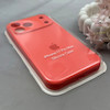 قاب گوشی iPhone 17 Pro Max آیفون سیلیکونی اورجینال پاک کنی درجه یک زیربسته محافظ لنزدار گوجه ای کد 120666