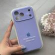 قاب گوشی iPhone 17 Pro Max آیفون سیلیکونی اورجینال پاک کنی درجه یک زیربسته محافظ لنزدار بنفش کد 120671