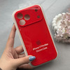 قاب گوشی iPhone 17 Pro Max آیفون سیلیکونی اورجینال پاک کنی درجه یک زیربسته محافظ لنزدار قرمز کد 120672