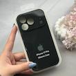 قاب گوشی iPhone 17 Pro آیفون سیلیکونی اورجینال پاک کنی درجه یک زیربسته محافظ لنزدار مشکی کد 120679