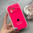 قاب گوشی iPhone 17 Pro آیفون سیلیکونی اورجینال پاک کنی درجه یک زیربسته محافظ لنزدار سرخابی کد 120680