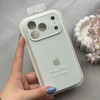 قاب گوشی iPhone 17 Pro آیفون سیلیکونی اورجینال پاک کنی درجه یک زیربسته محافظ لنزدار سفید کد 120683