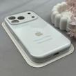 قاب گوشی iPhone 17 Pro آیفون سیلیکونی اورجینال پاک کنی درجه یک زیربسته محافظ لنزدار سفید کد 120683