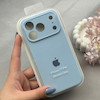 قاب گوشی iPhone 17 Pro آیفون سیلیکونی اورجینال پاک کنی درجه یک زیربسته محافظ لنزدار آبی کد 120686