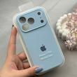 قاب گوشی iPhone 17 Pro آیفون سیلیکونی اورجینال پاک کنی درجه یک زیربسته محافظ لنزدار آبی کد 120686