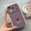 قاب گوشی iPhone 17 Pro آیفون سیلیکونی اورجینال پاک کنی درجه یک زیربسته محافظ لنزدار بنفش کدر کد 120692