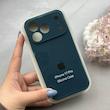 قاب گوشی iPhone 17 Pro آیفون سیلیکونی اورجینال پاک کنی درجه یک زیربسته محافظ لنزدار سرمه ای کد 120699