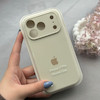 قاب گوشی iPhone 17 Pro آیفون سیلیکونی اورجینال پاک کنی درجه یک زیربسته محافظ لنزدار کرم کد 120700