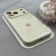 قاب گوشی iPhone 17 Pro آیفون سیلیکونی اورجینال پاک کنی درجه یک زیربسته محافظ لنزدار کرم کد 120700