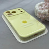 قاب گوشی iPhone 17 Pro آیفون سیلیکونی اورجینال پاک کنی درجه یک زیربسته محافظ لنزدار لیمویی کد 120702