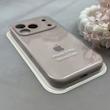 قاب گوشی iPhone 17 Pro آیفون سیلیکونی اورجینال پاک کنی درجه یک زیربسته محافظ لنزدار خاکی کد 120704