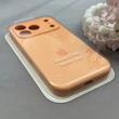 قاب گوشی iPhone 17 Pro آیفون سیلیکونی اورجینال پاک کنی درجه یک زیربسته محافظ لنزدار پرتقالی کد 120708