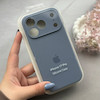 قاب گوشی iPhone 17 Pro آیفون سیلیکونی اورجینال پاک کنی درجه یک زیربسته محافظ لنزدار آبی فیلی کد 120709