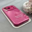 قاب گوشی iPhone 17 Pro آیفون سیلیکونی اورجینال پاک کنی درجه یک زیربسته محافظ لنزدار سرخابی کد 120710