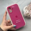 قاب گوشی iPhone 17 آیفون سیلیکونی اورجینال پاک کنی درجه یک زیربسته محافظ لنزدار سرخابی کد 120718