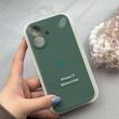 قاب گوشی iPhone 17 آیفون سیلیکونی اورجینال پاک کنی درجه یک زیربسته محافظ لنزدار سبز کد 120720