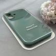 قاب گوشی iPhone 17 آیفون سیلیکونی اورجینال پاک کنی درجه یک زیربسته محافظ لنزدار سبز کد 120720