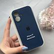 قاب گوشی iPhone 17 آیفون سیلیکونی اورجینال پاک کنی درجه یک زیربسته محافظ لنزدار سرمه ای کد 120721