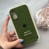 قاب گوشی iPhone 17 آیفون سیلیکونی اورجینال پاک کنی درجه یک زیربسته محافظ لنزدار سبز کد 120729
