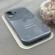 قاب گوشی iPhone 17 آیفون سیلیکونی اورجینال پاک کنی درجه یک زیربسته محافظ لنزدار آبی فیلی کد 120730