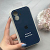قاب گوشی iPhone 17 آیفون سیلیکونی اورجینال پاک کنی درجه یک زیربسته محافظ لنزدار سرمه ای کد 120733
