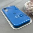 قاب گوشی iPhone 17 آیفون سیلیکونی اورجینال پاک کنی درجه یک زیربسته محافظ لنزدار آبی تیره کد 120735