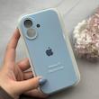 قاب گوشی iPhone 17 آیفون سیلیکونی اورجینال پاک کنی درجه یک زیربسته محافظ لنزدار آبی کد 120738