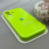 قاب گوشی iPhone 17 آیفون سیلیکونی اورجینال پاک کنی درجه یک زیربسته محافظ لنزدار سبز فسفری کد 120742