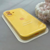 قاب گوشی iPhone 17 آیفون سیلیکونی اورجینال پاک کنی درجه یک زیربسته محافظ لنزدار زرد کد 120746