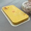 قاب گوشی iPhone 17 آیفون سیلیکونی اورجینال پاک کنی درجه یک زیربسته محافظ لنزدار زرد کد 120746