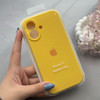 قاب گوشی iPhone 17 آیفون سیلیکونی اورجینال پاک کنی درجه یک زیربسته محافظ لنزدار زرد کد 120746