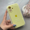 قاب گوشی iPhone 17 آیفون سیلیکونی اورجینال پاک کنی درجه یک زیربسته محافظ لنزدار لیمویی کد 120749